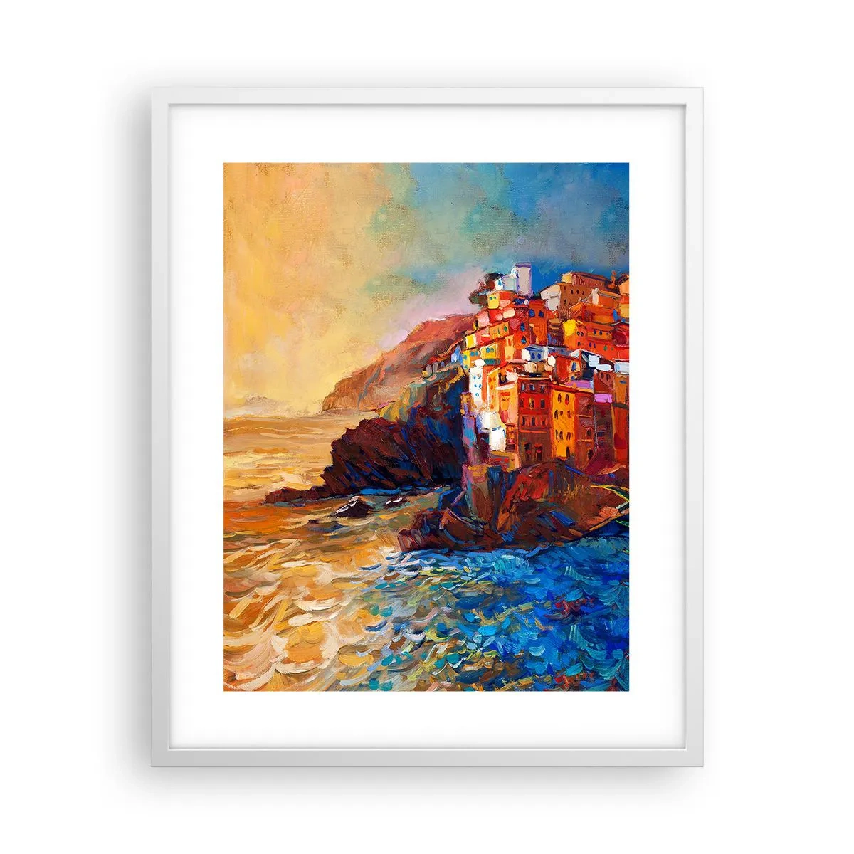 Poster in white frmae - Italian Vibes - 40x50 cm