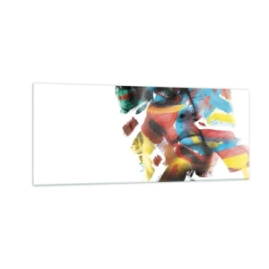 Glass picture - Colourful Personality - 100x40 cm