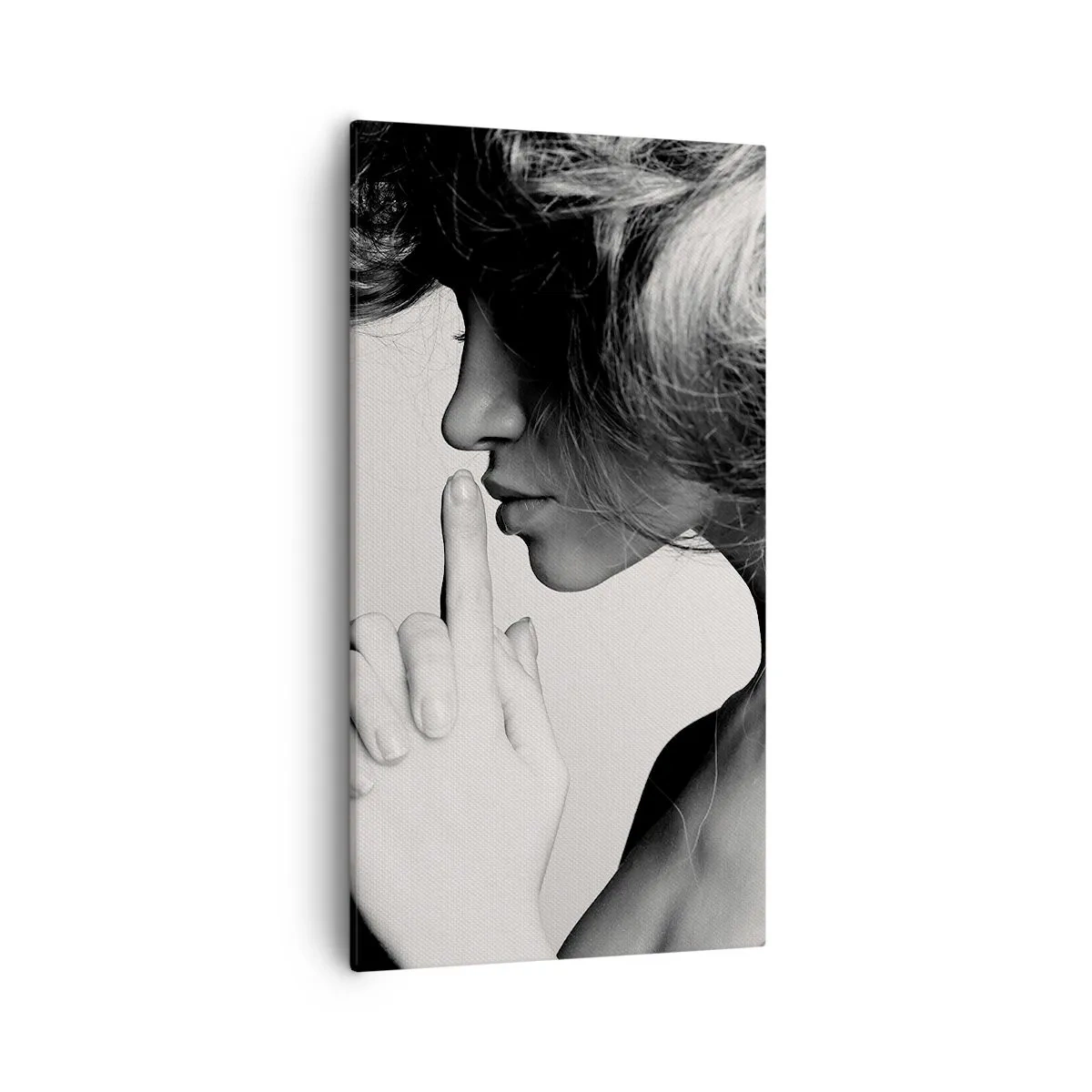 Canvas picture - Listening to Herself - 55x100 cm