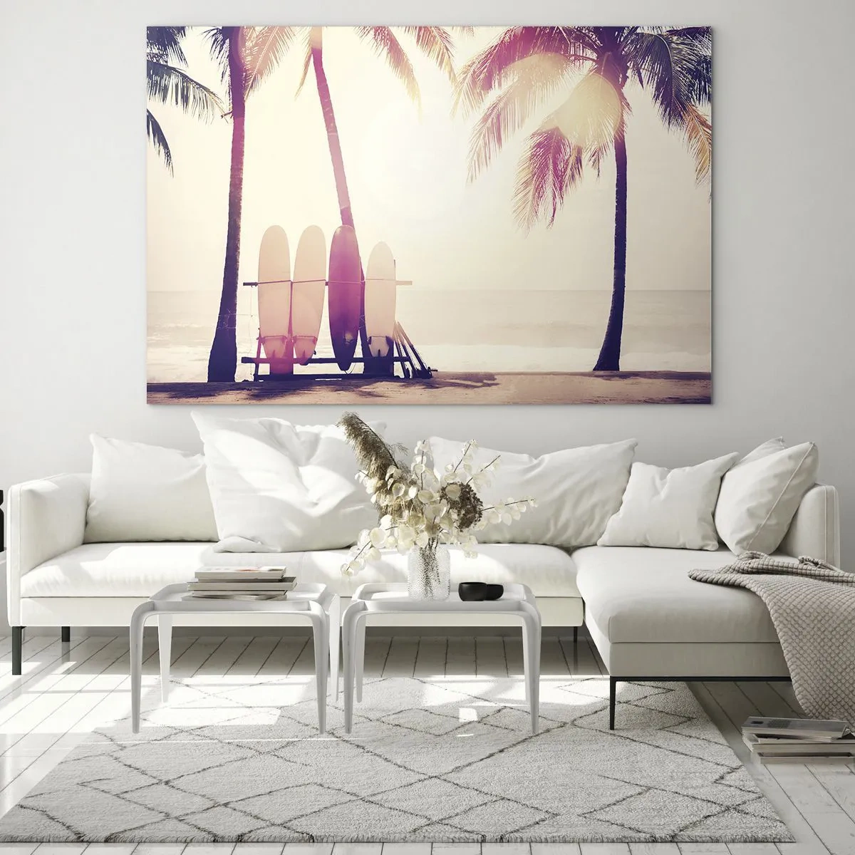 Glass picture - It Will Be a Wonderful Day - 100x70 cm