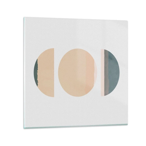 Glass picture - Wheel after a Wheel - 50x50 cm