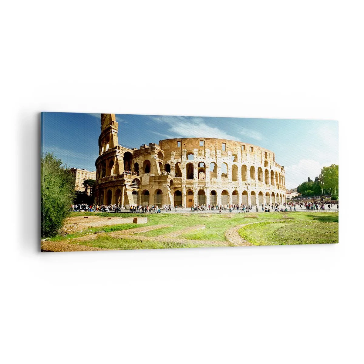 Canvas picture - You Can Hear The Sound of Guns - 100x40 cm