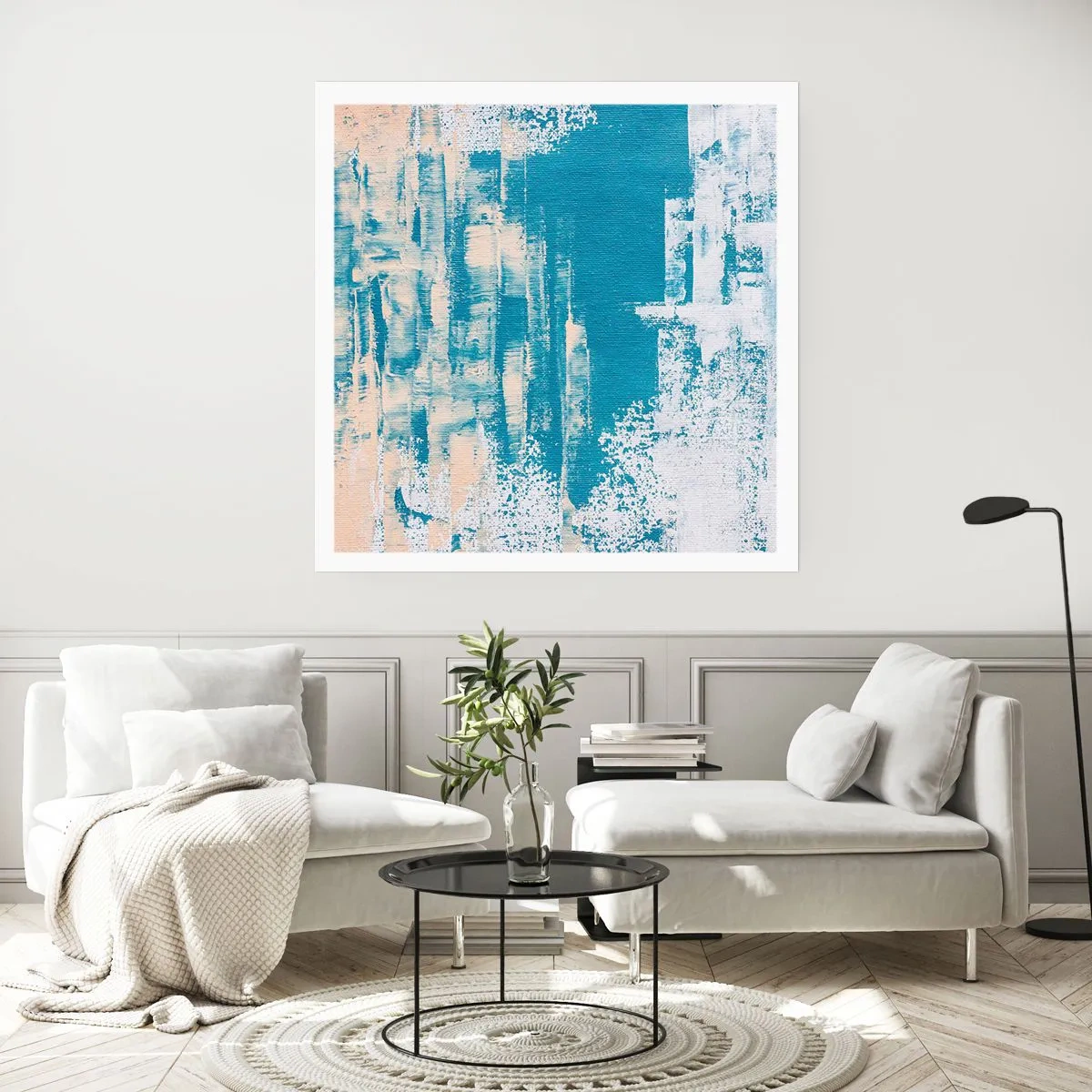 Poster - Through an Icicle - 30x30 cm