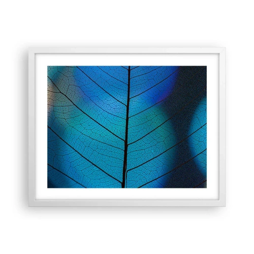 Poster in white frmae - Intricate Construction - 50x40 cm