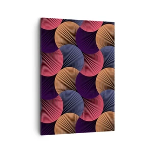 Canvas picture - In a Circular Rhythm - 50x70 cm