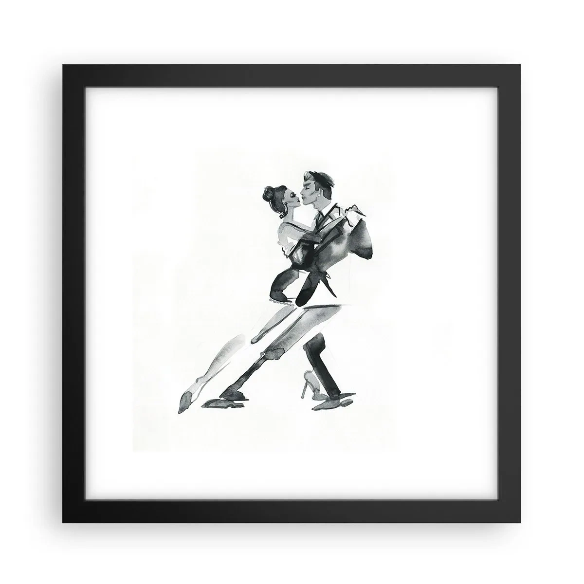 Poster in black frame - In One Rhythm - 30x30 cm
