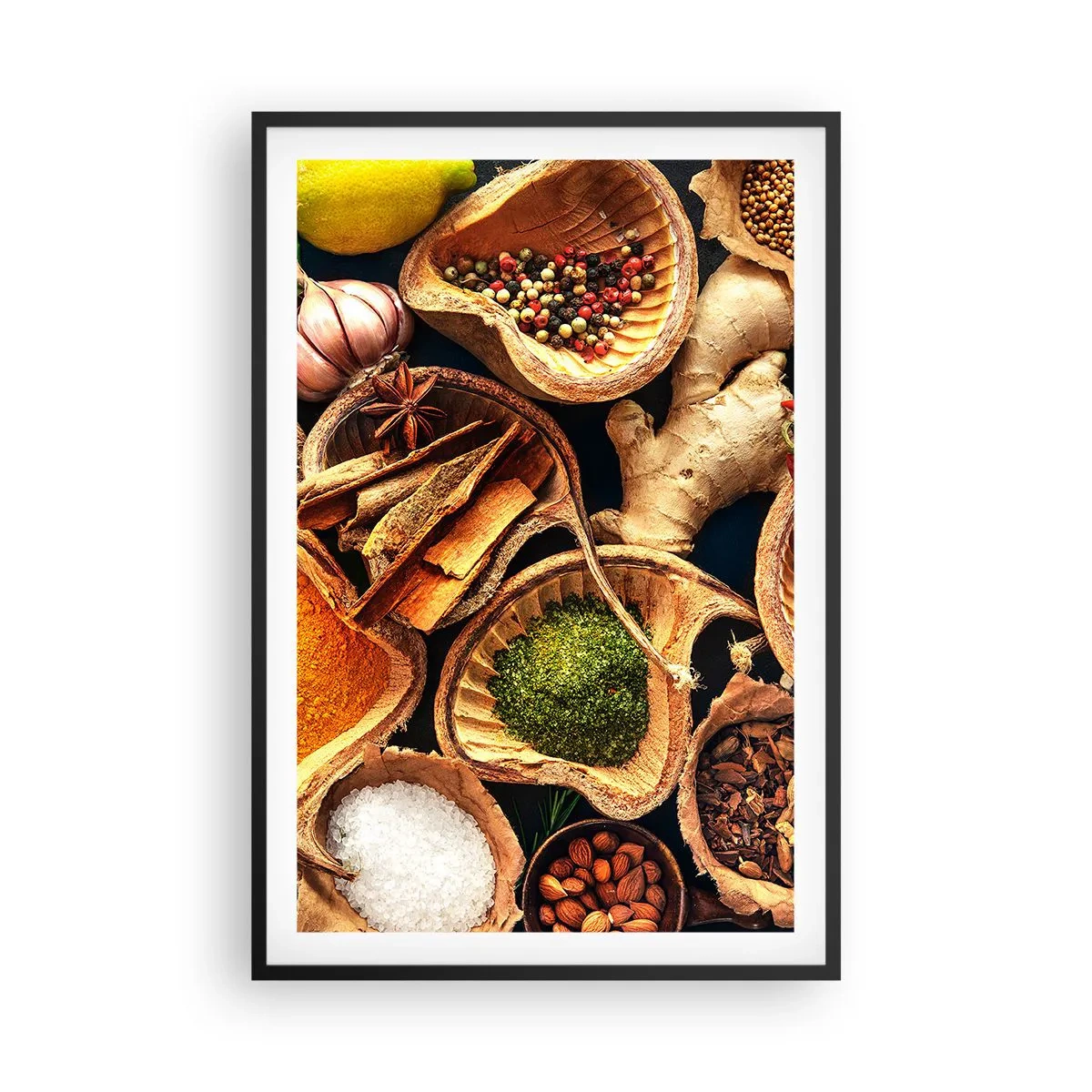 Poster in black frame - Take What You Want - 61x91 cm