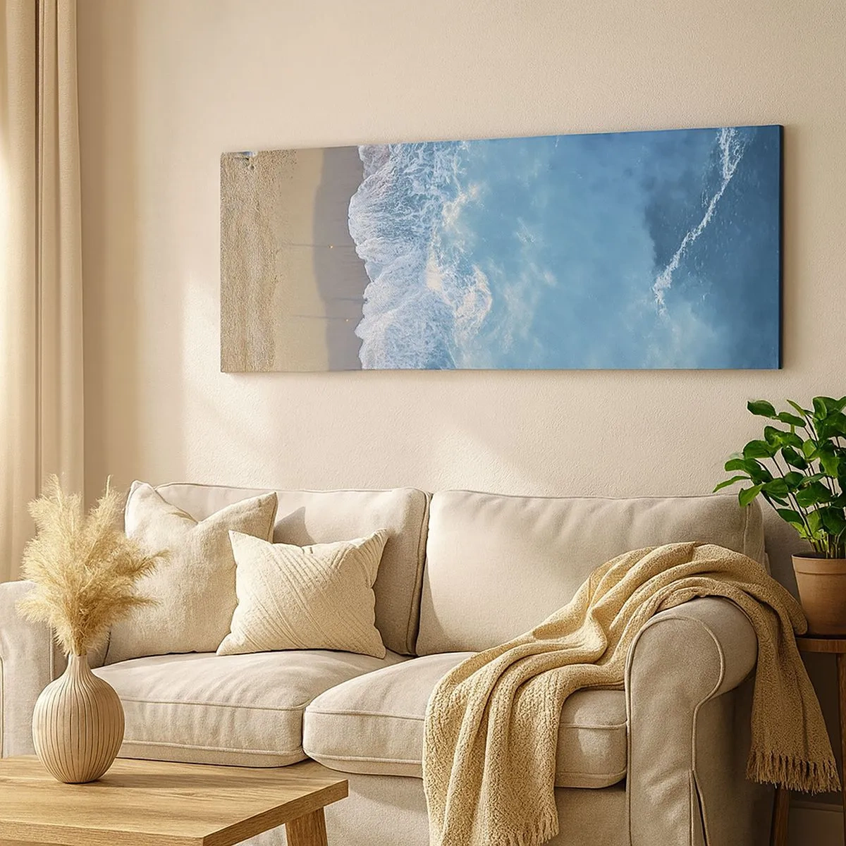 Canvas picture - Power of the Blue - 100x40 cm