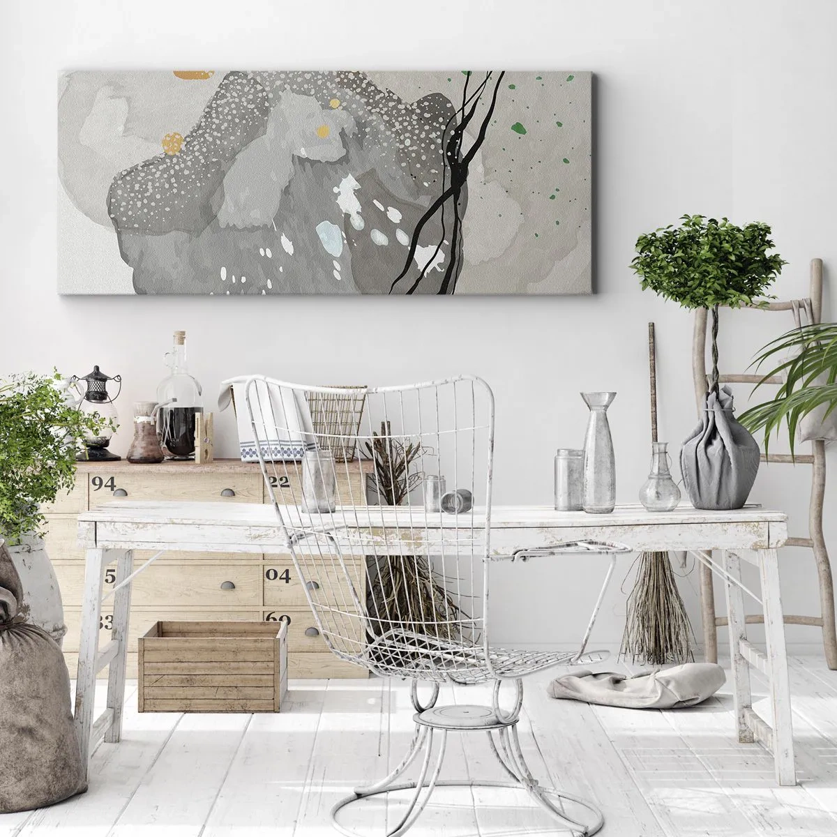 Canvas picture - Organic Composition  - 90x30 cm