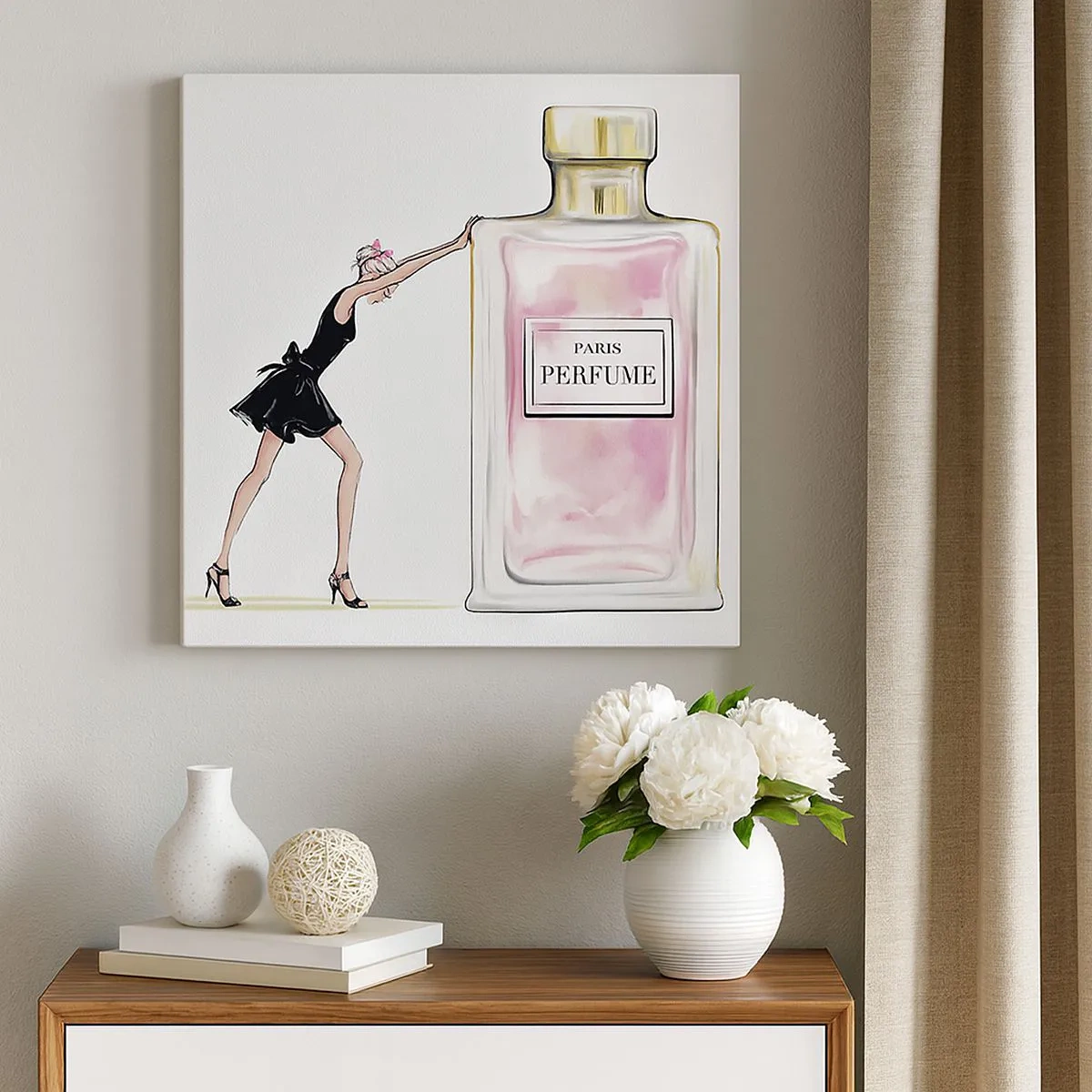 Canvas picture - The Essence of Womanhood - 30x30 cm