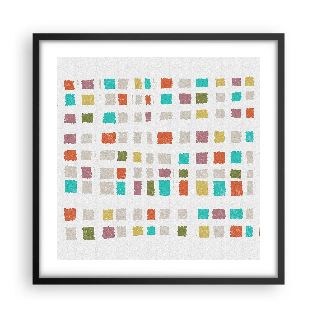 Poster in black frame - Unknown Game - 50x50 cm