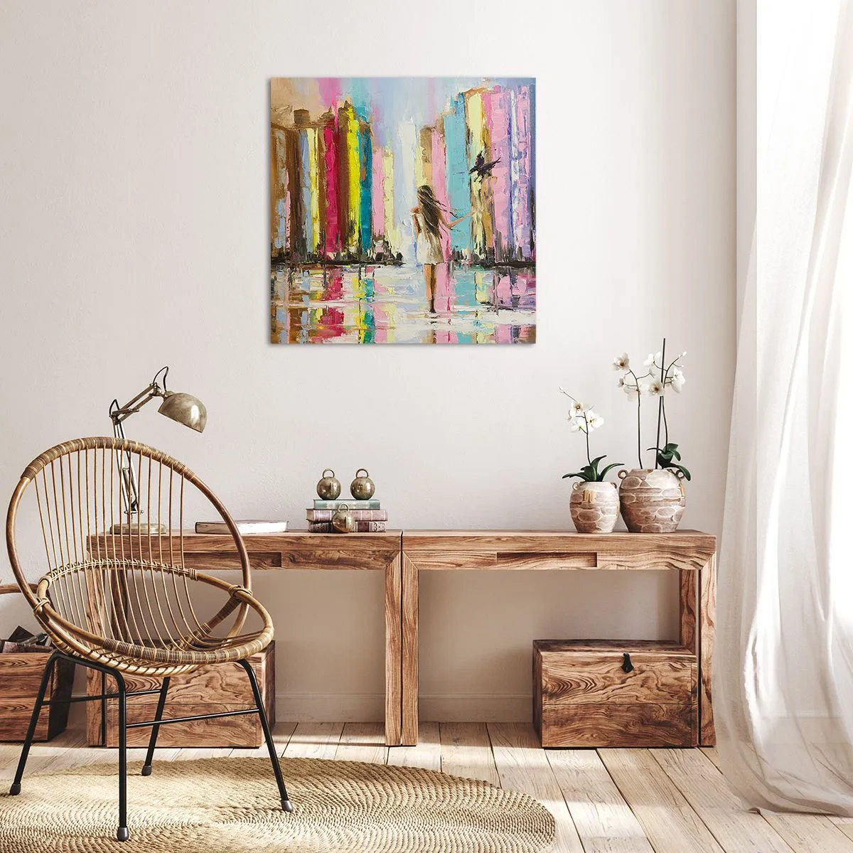 Canvas picture - Follow Me - 50x50 cm