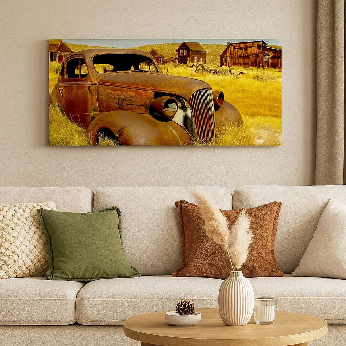 Canvas picture - Deserved Rest - 100x40 cm