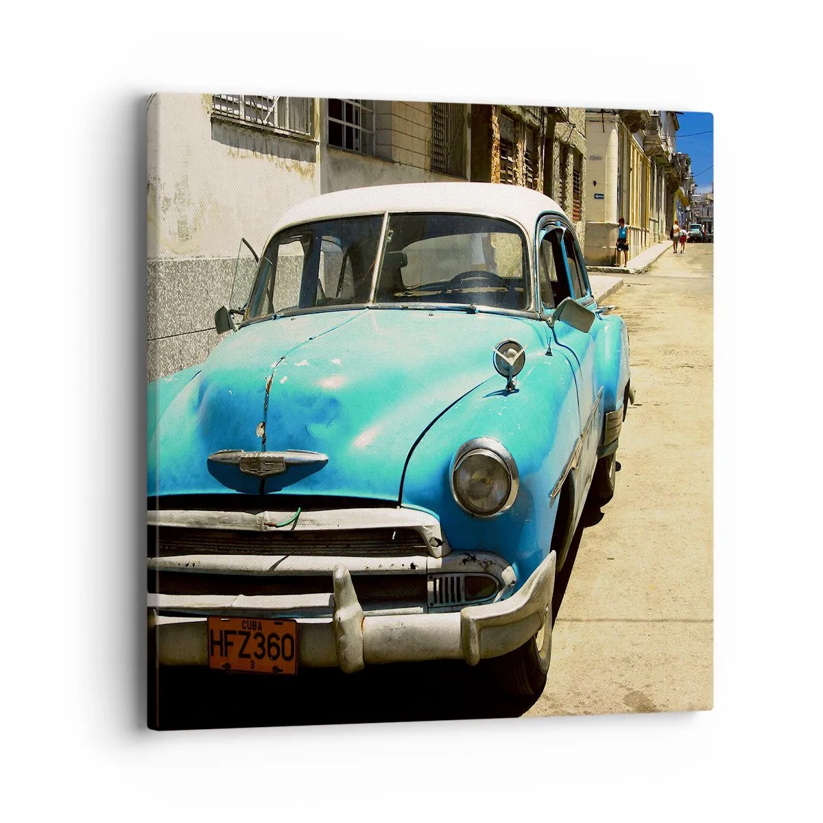 Canvas picture - Eviva Cuba! - 40x40 cm