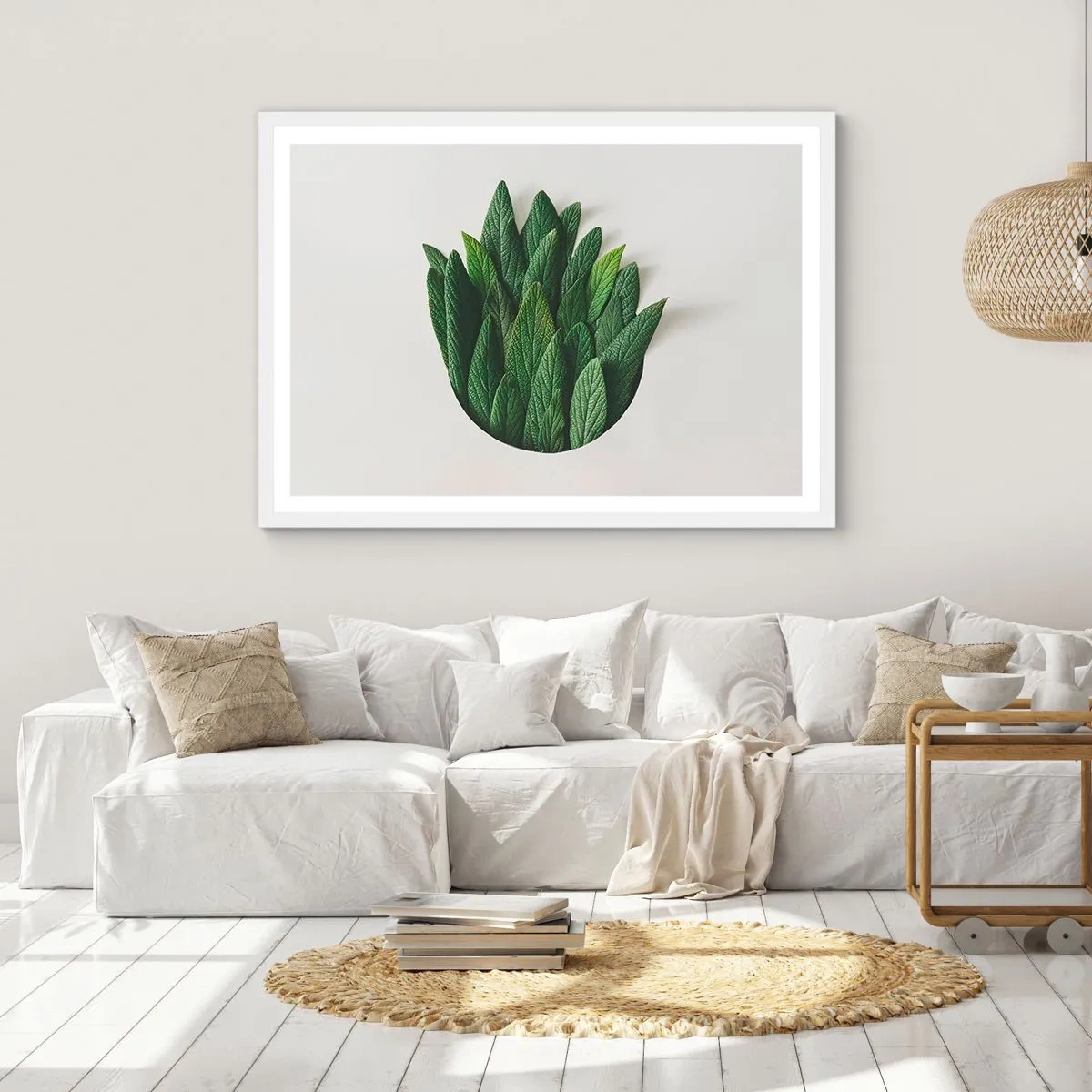 Poster in white frmae - Untamed Curiosity - 70x50 cm