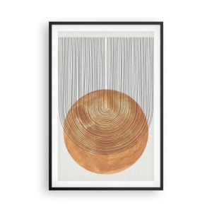 Poster in black frame - Sunny Composition - 61x91 cm