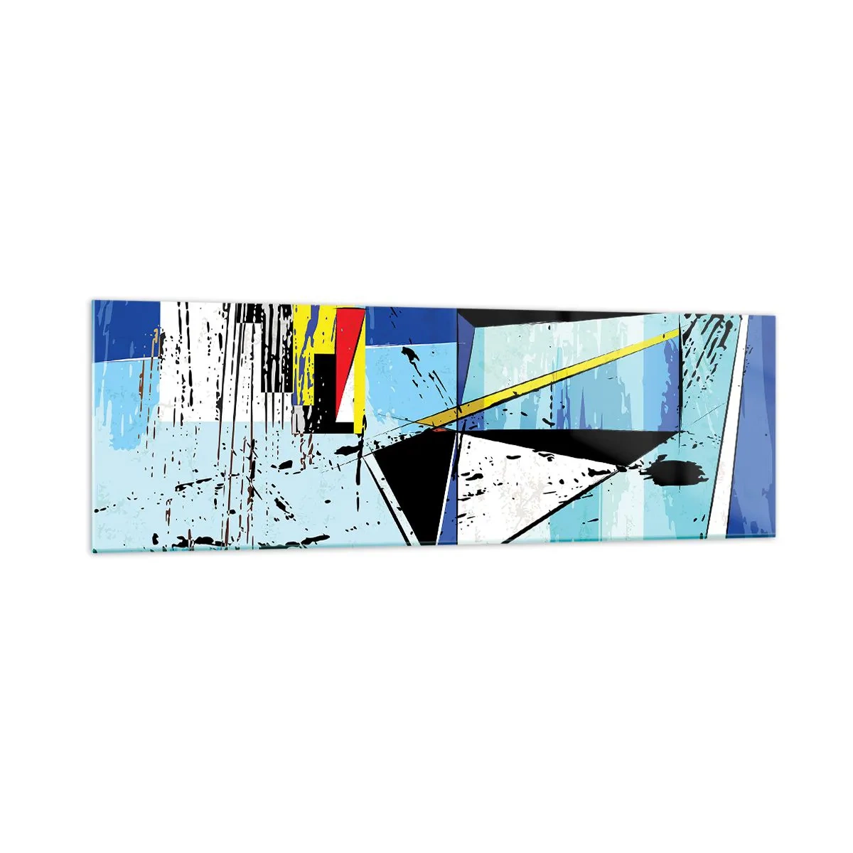 Glass picture - Looking at the World at an Angle - 160x50 cm