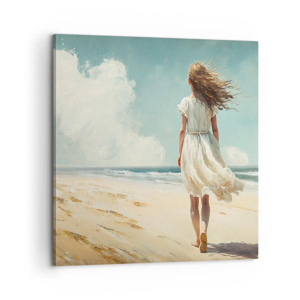 Canvas picture - Meeting the Sun aand the Wind - 60x60 cm