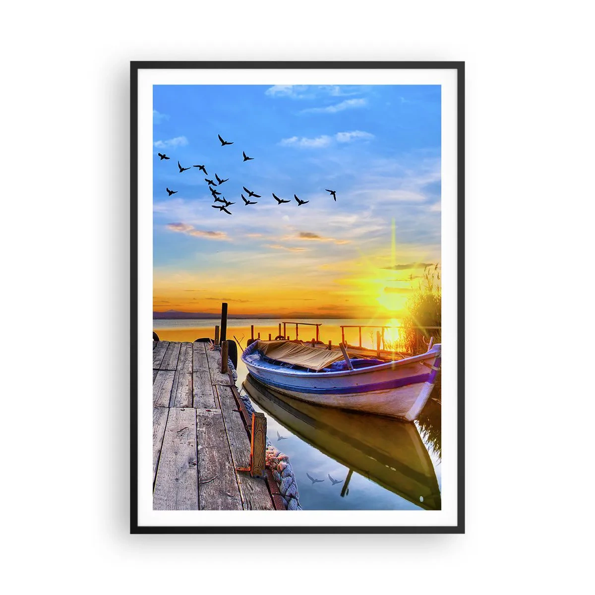 Poster in black frame - Goodbye, See You tomorrow - 70x100 cm