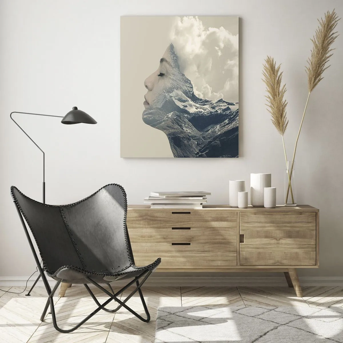 Glass picture - Beauty of Elements - 50x70 cm