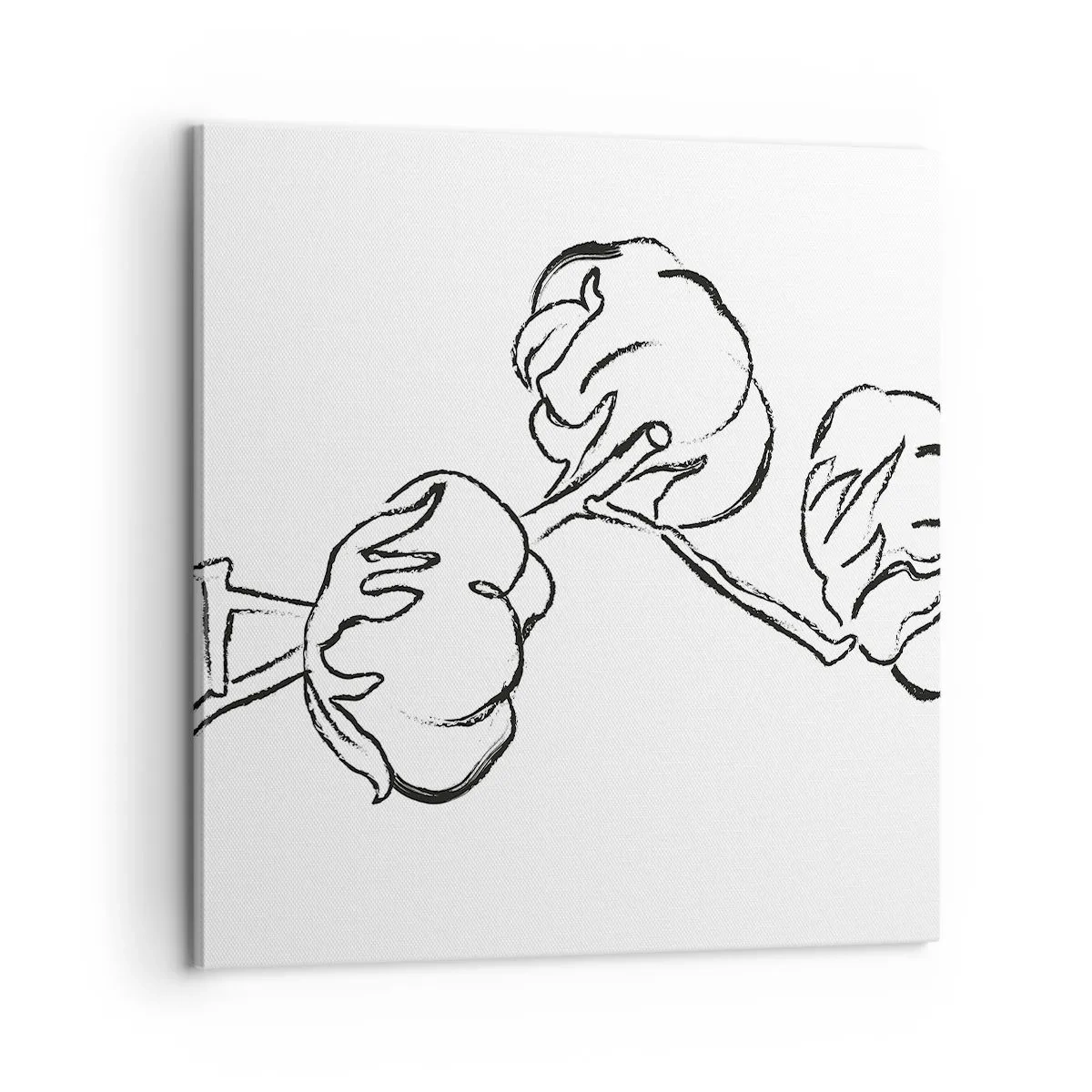 Canvas picture - Cotton Fluff - 60x60 cm