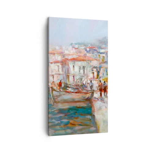 Canvas picture - Holidays in Pastel - 45x80 cm