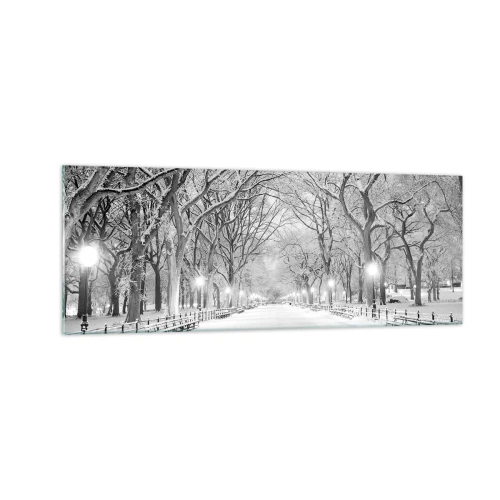 Glass picture - Four Seasons: Winter - 140x50 cm