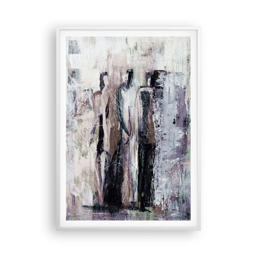 Poster in white frmae - Mysterious Trio - 70x100 cm