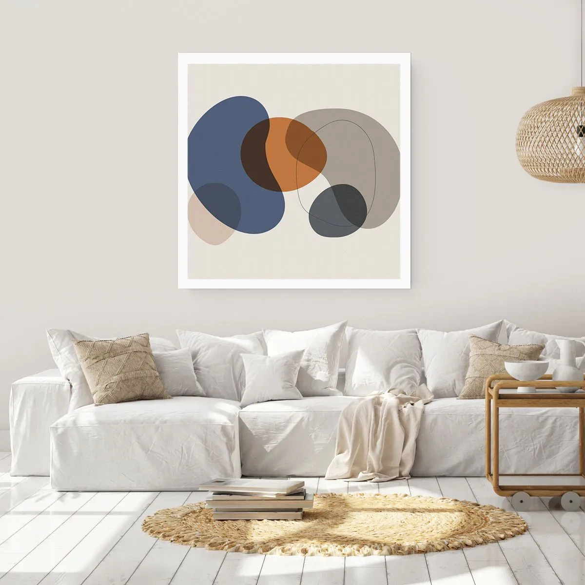 Poster - Drops of Colours - 60x60 cm