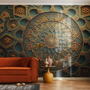 Photo Wallpaper Standard Eco - In Arabic Style - Mosaic, Arabic, Decorations - 250x175 cm