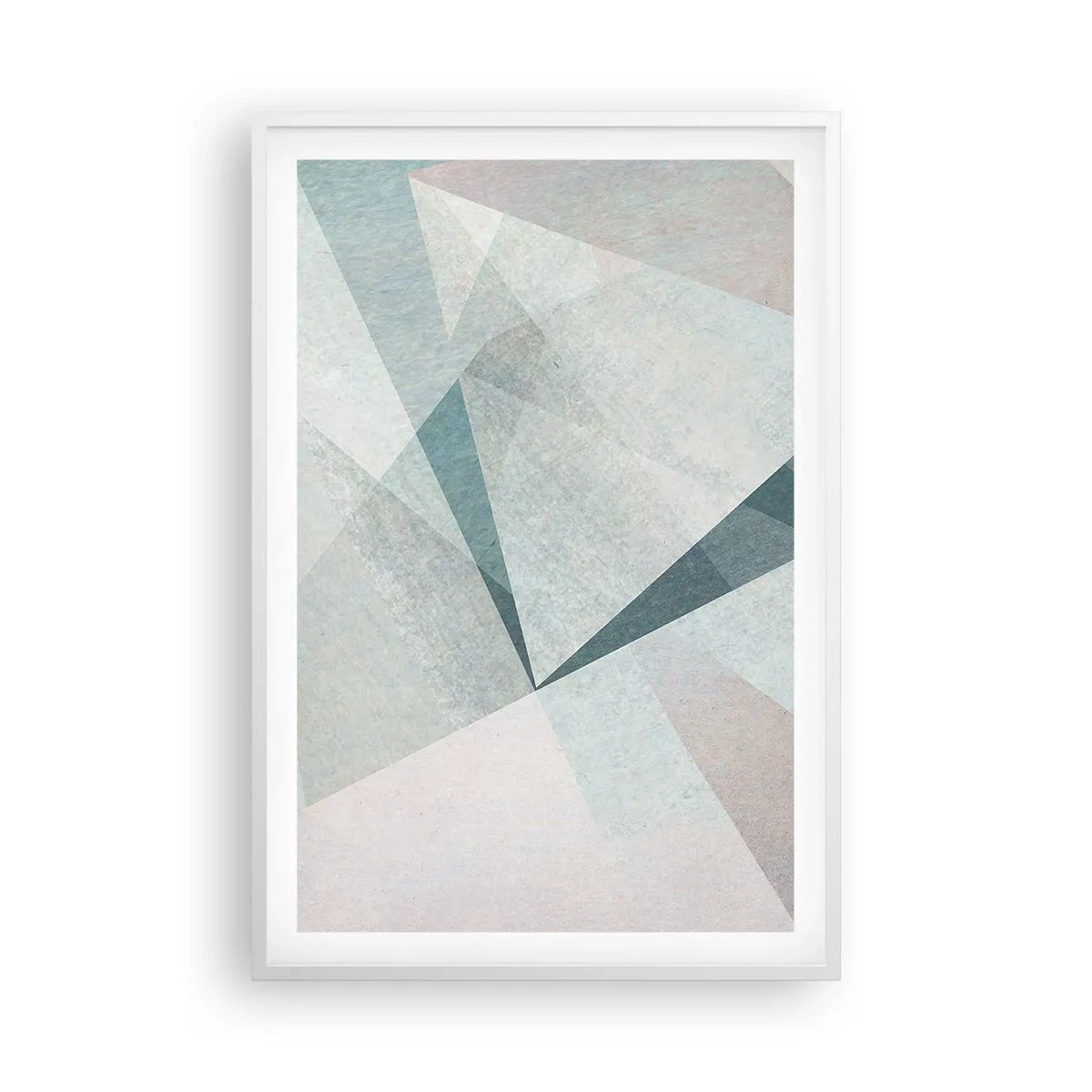 Poster in white frmae - Calmly but Dynamically - 61x91 cm