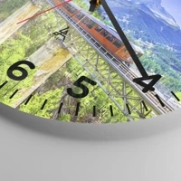 Clock face with numbers