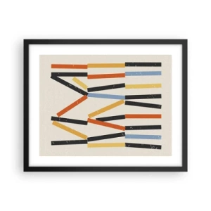 Poster in black frame - Horizontal Composition - 50x40 cm