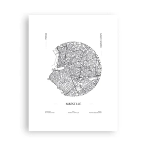 Poster - Anatomy of Marseille - 30x40 cm