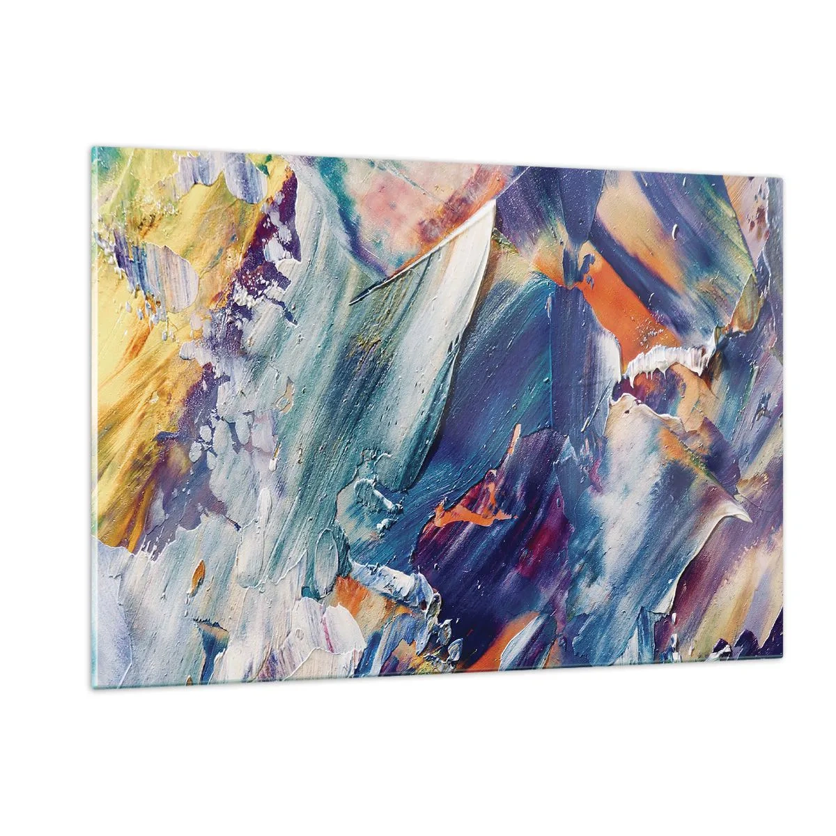 Glass picture - Whirlwind of Colour - 120x80 cm