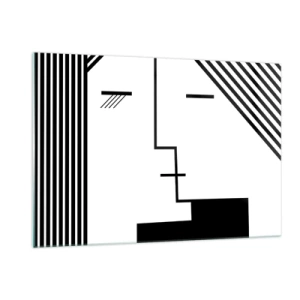 Glass picture - Simply a Kiss - 120x80 cm