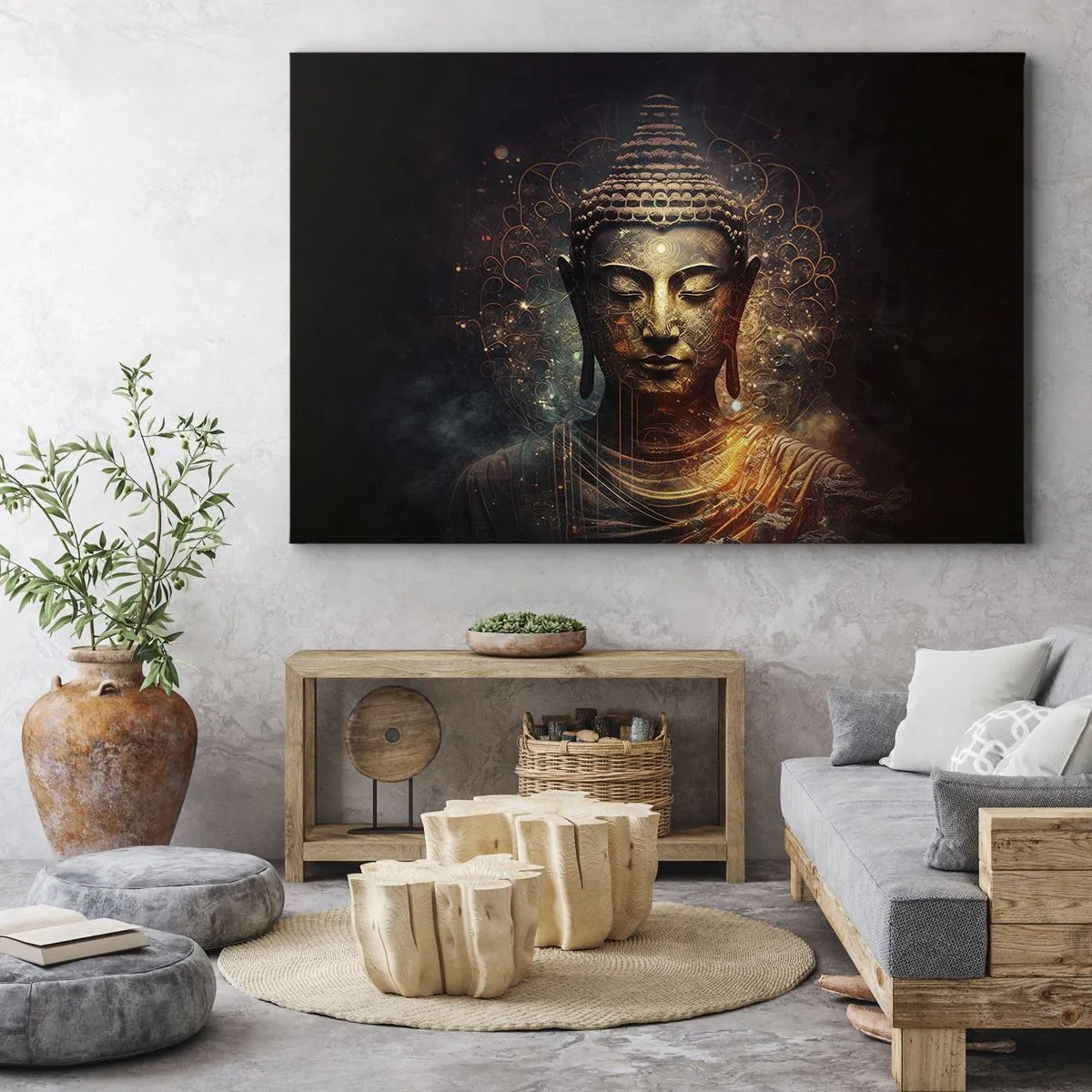 Canvas picture - Spiritual Balance - 120x80 cm