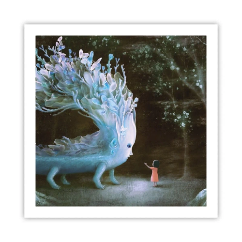 Poster - Fantastic Encounter - 60x60 cm