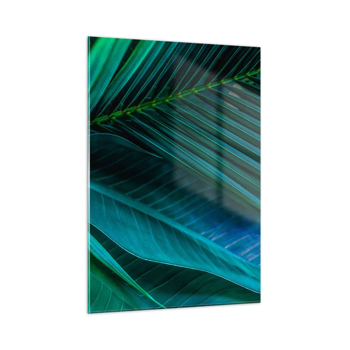 Glass picture - Anatomy of Green - 50x70 cm