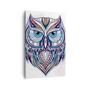 Canvas picture - Ornamental Owl - 80x120 cm