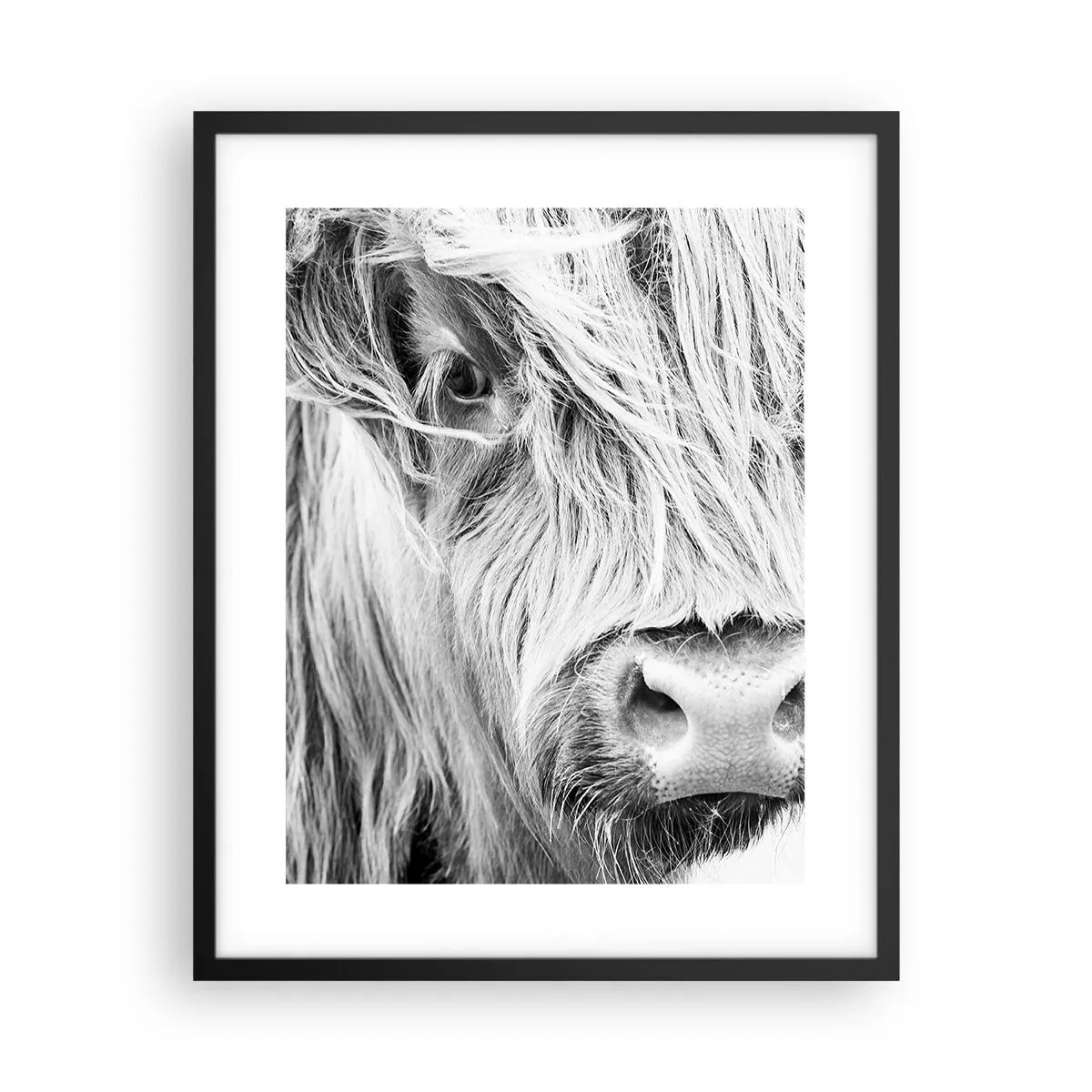 Poster in black frame - Scottish Wilderness - 40x50 cm