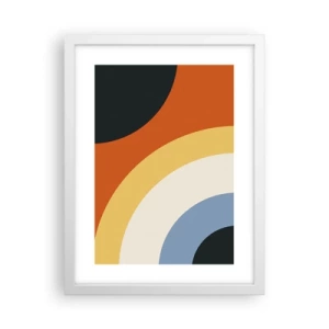 Poster in white frmae - Towards Each Other - 30x40 cm