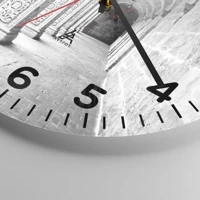 Clock face with numbers