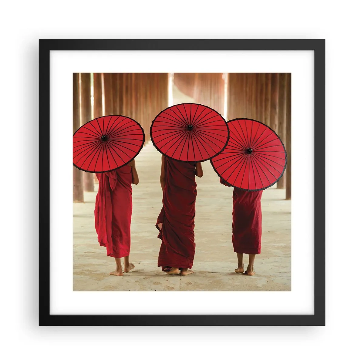 Poster in black frame - On the Way to Pure Country - 40x40 cm