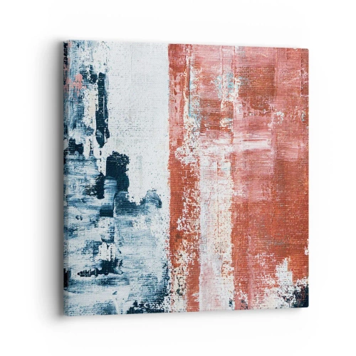 Canvas picture - Abstract Fifty Fifty - 40x40 cm