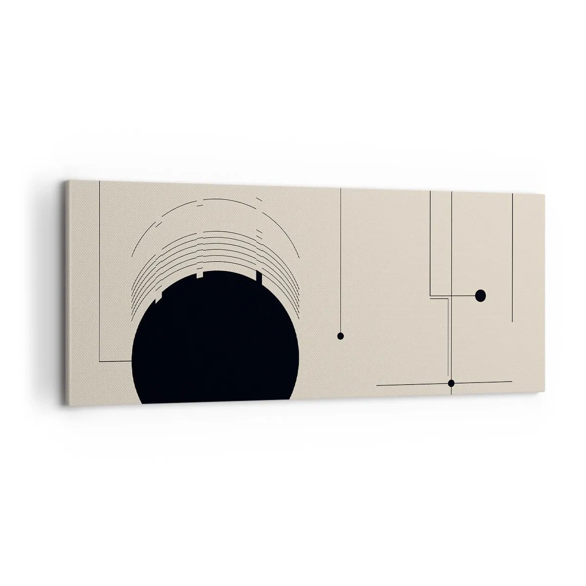 Canvas picture - Springy and Dynamic Composition - 100x40 cm