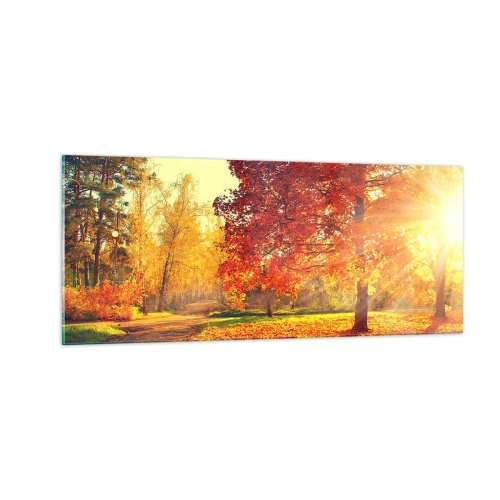 Glass picture - Ginger Is Beautiful - 100x40 cm