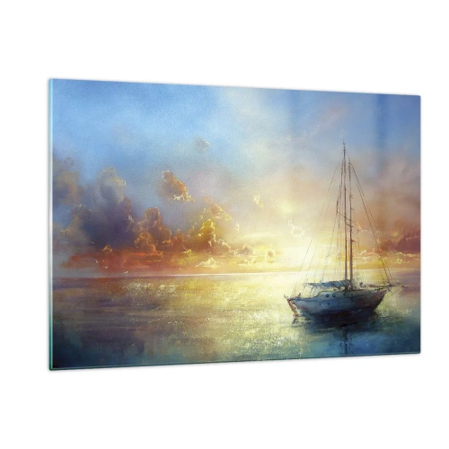 Glass picture - In a Golden Bay - 120x80 cm
