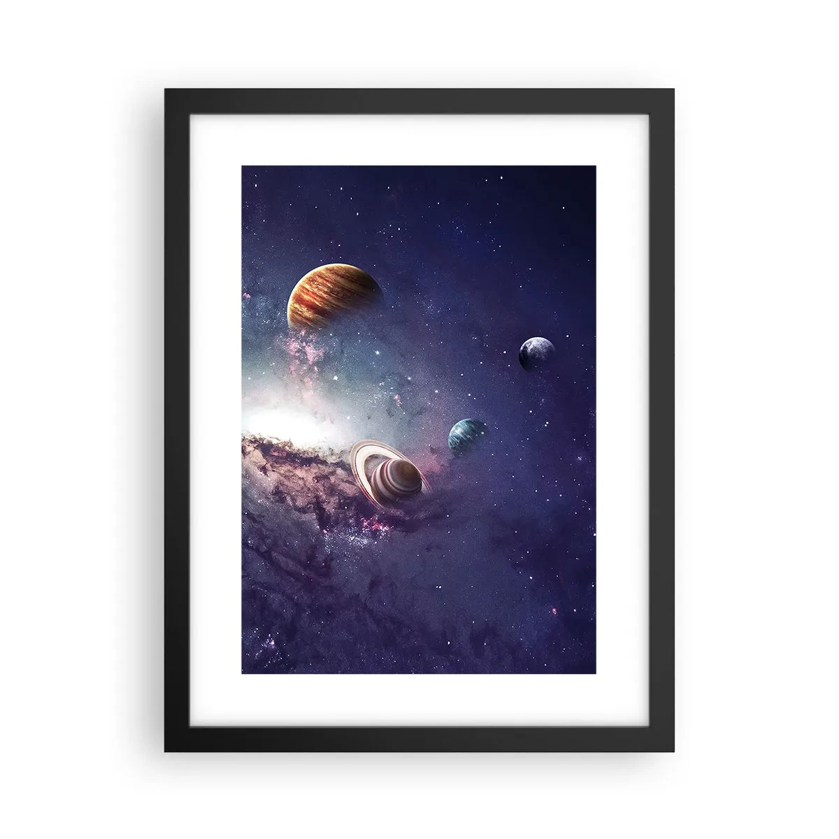 Poster in black frame - Solar-Dancing System - 30x40 cm