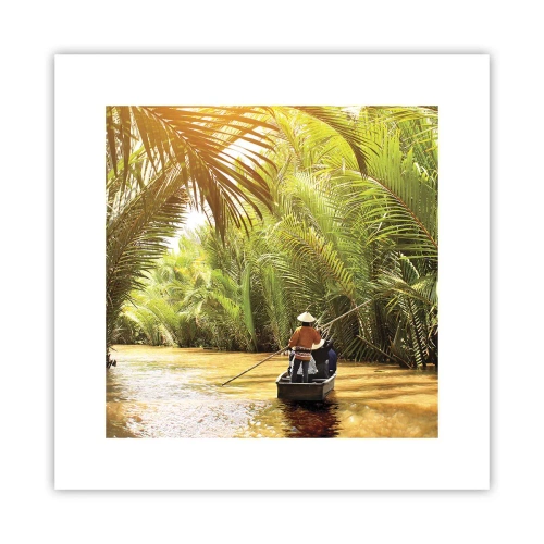 Poster - Through a Palm Ravine - 30x30 cm